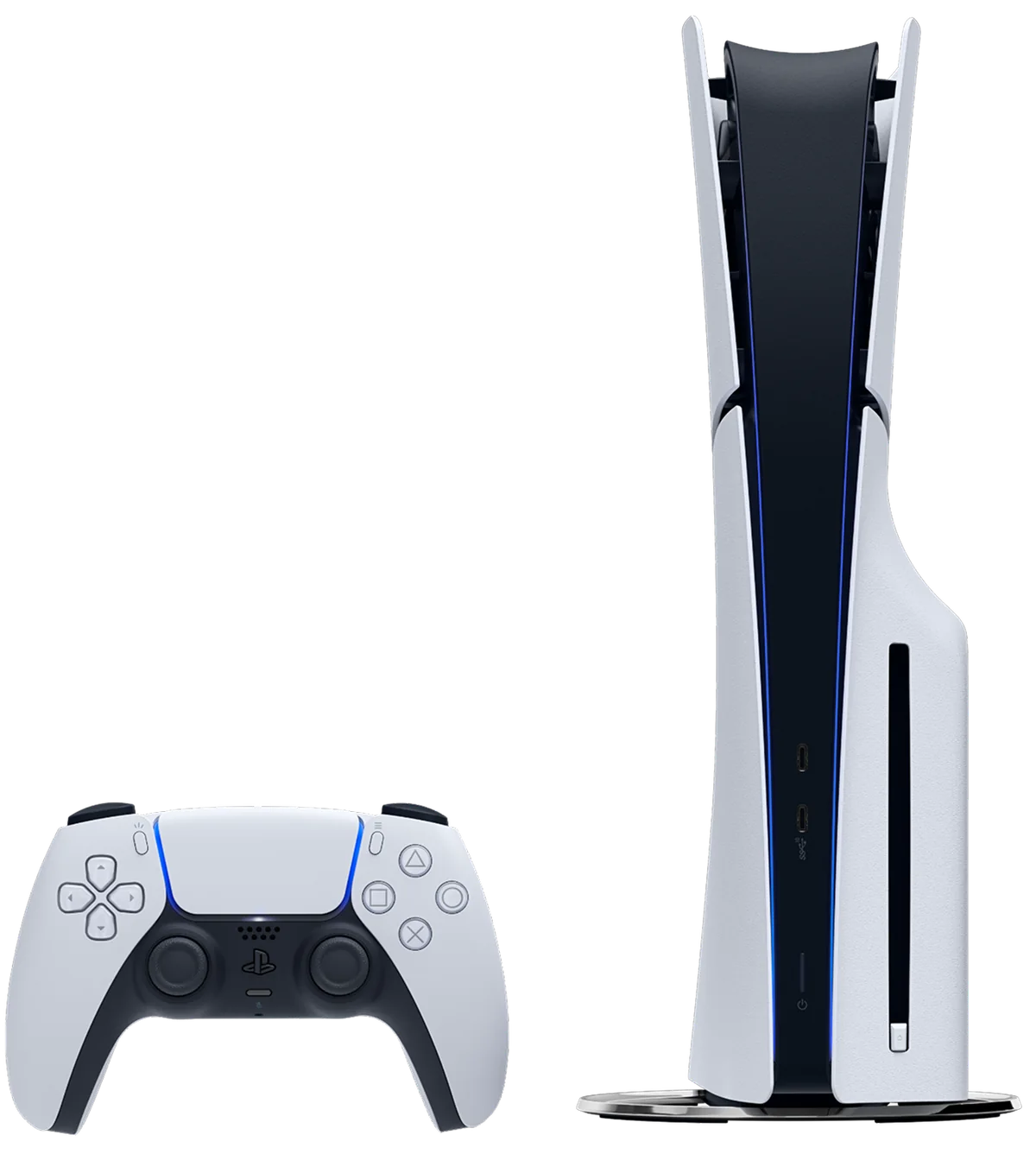 PlayStation 5 Slim 1TB con Lectora — consola y control DualSense