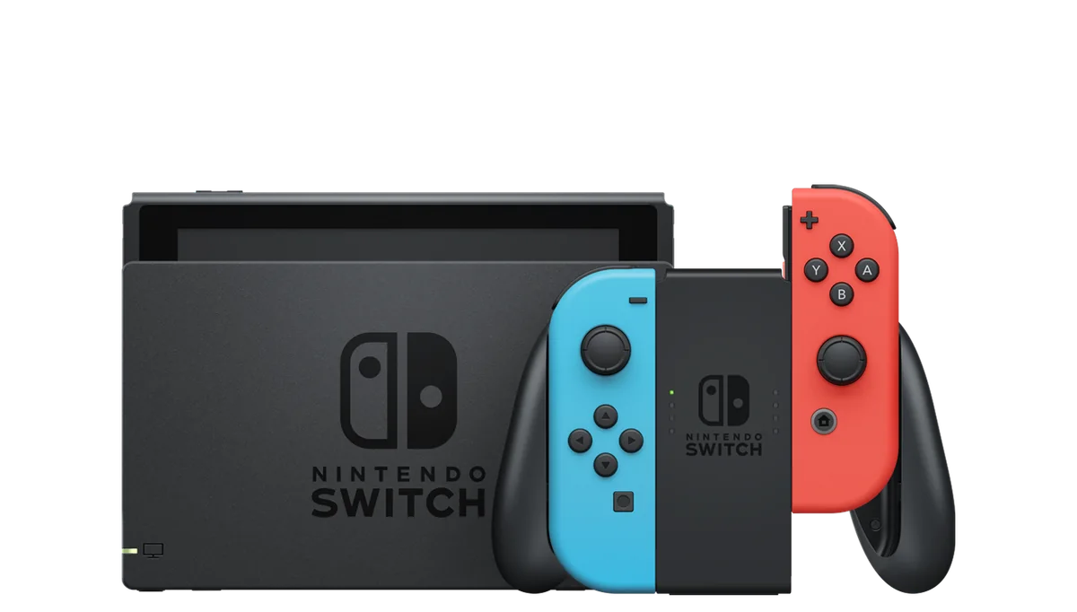 Nintendo Switch 32GB Neon — consola con base y Joy-Con Neon